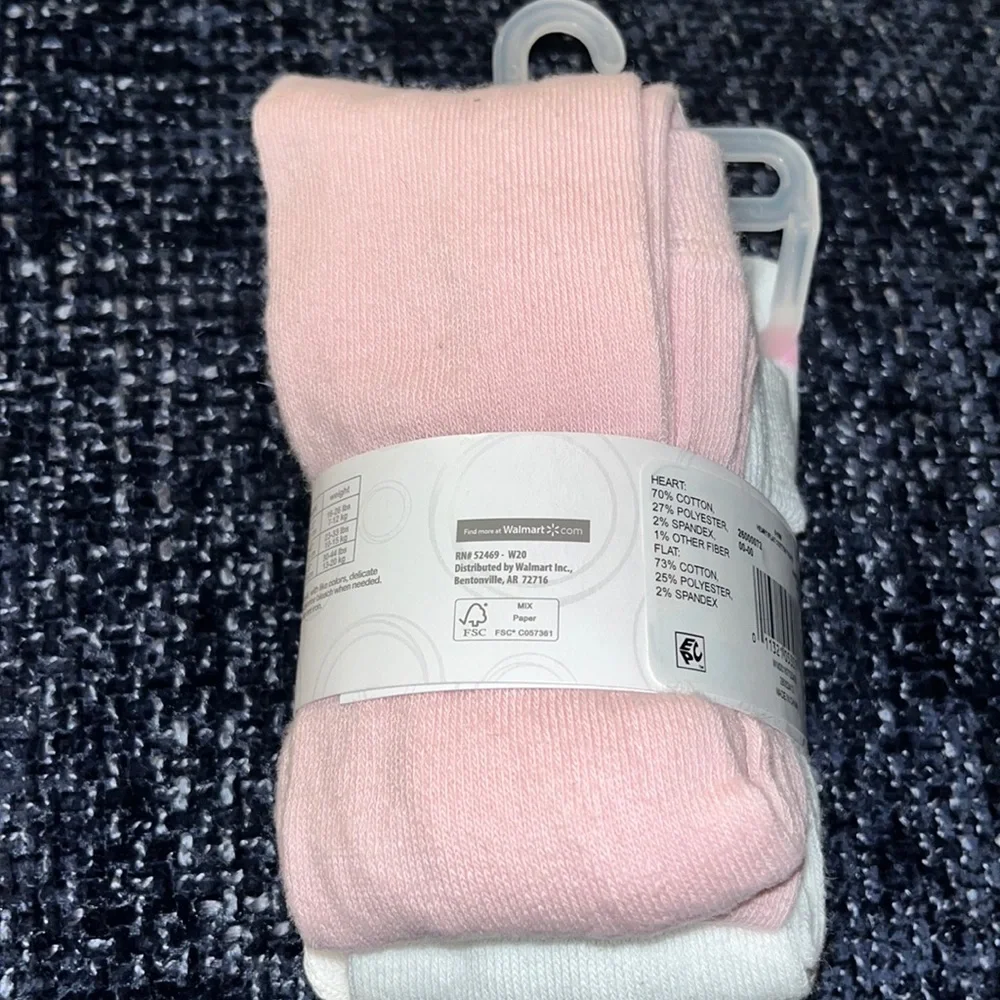 NWT! Two Cotton Tights Girls